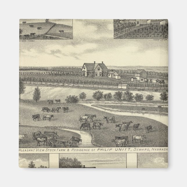 Íman Fazendas de mar, Nebraska (Frente)