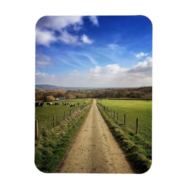 Íman Fazendas | Inglês Countryside Dirt Road (Vertical)