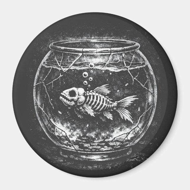 Íman "Fazendo Grande" - Peixe Dourado por BurnsInHell (Frente)