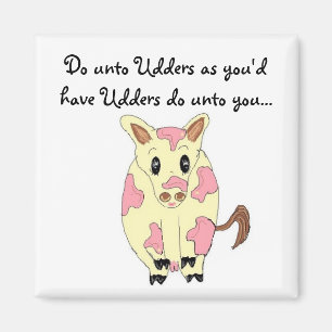 Íman Fazer ao Udders Cow Engraçado