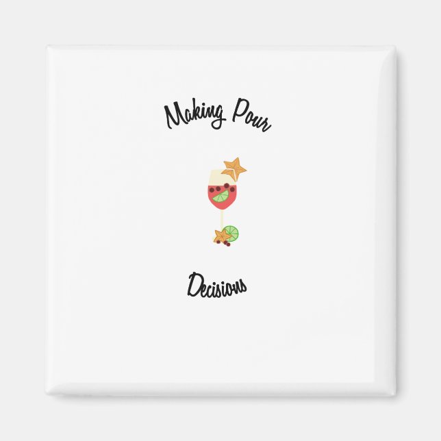 Íman Fazer com Sangria Glass e fruta (Frente)