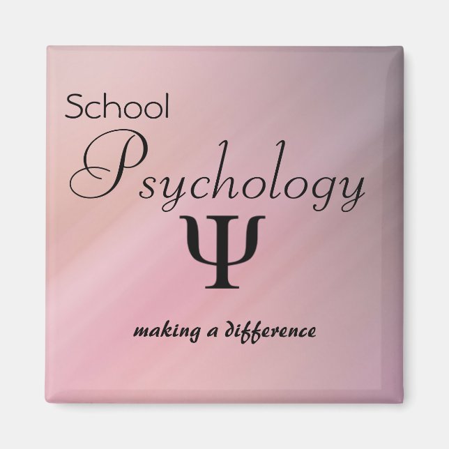 Íman Fazer de psicologia escolar um ímã de diferença (Frente)