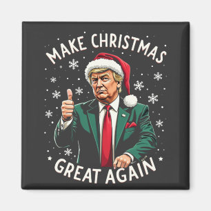 Íman Fazer Excelente De Natal Novamente Feio Trump Do S