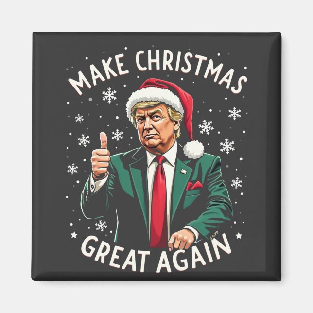 Íman Fazer Excelente De Natal Novamente Feio Trump Do S (Frente)