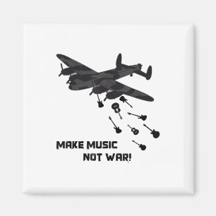 Íman Fazer Música Não Avião Guerra Guitarra Amor Paz Pa