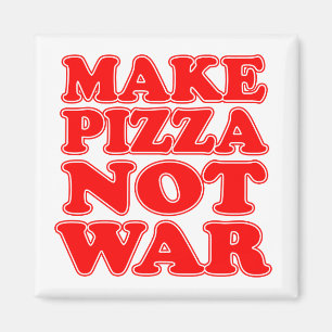 Íman Fazer Pizza Não Guerra