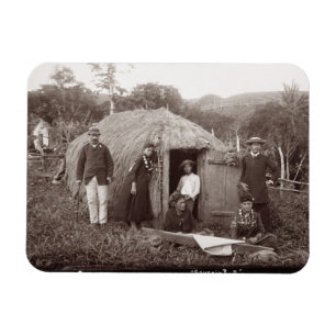 Íman Fazer Tappa, um pano nativo, c.1875 (foto do