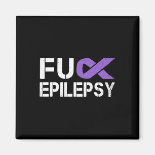 Íman Fck Epilepsy Awartness Mont, guerreiro de fita rox