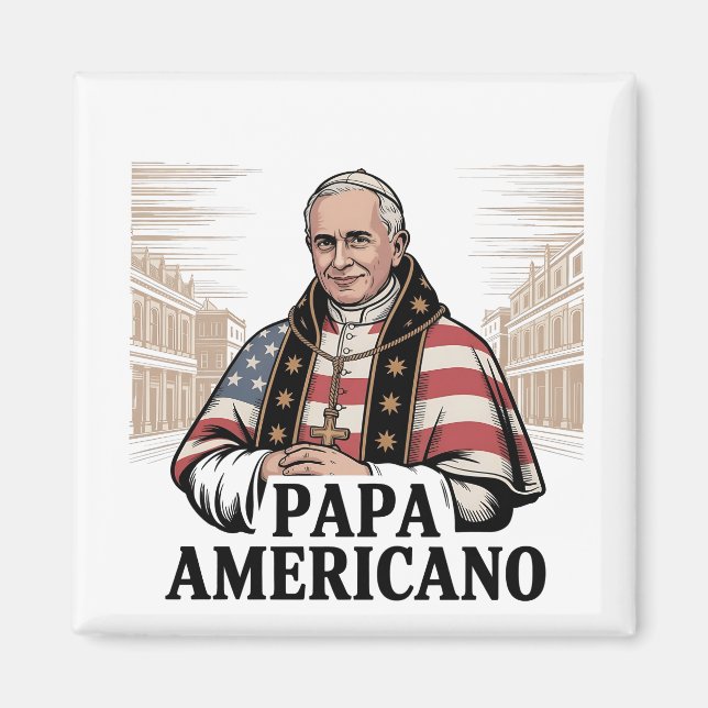 Íman Fé Cristã da Igreja Católica do Papa Leão American (Frente)