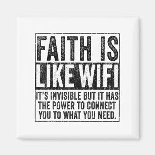 Íman Fé É Como Deus Wifi Jesus Cristão Religioso F