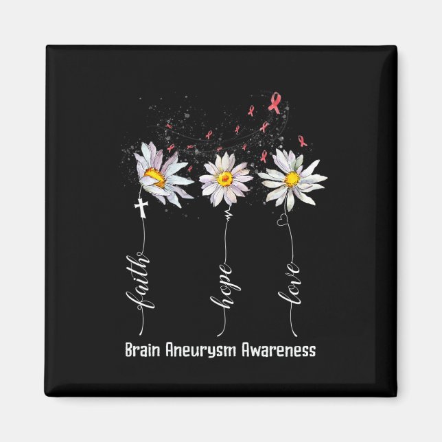 Íman Fé Esperança Amor Flor de Conscientização de Aneur (Frente)
