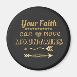 Íman Fé pode mover montanhas Bíblia verso