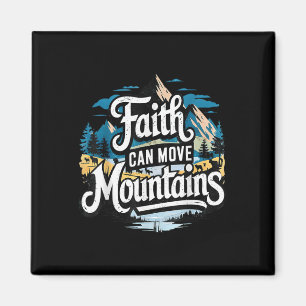 Íman Fé Pode Mover Montanhas Jesus Religioso Cristão