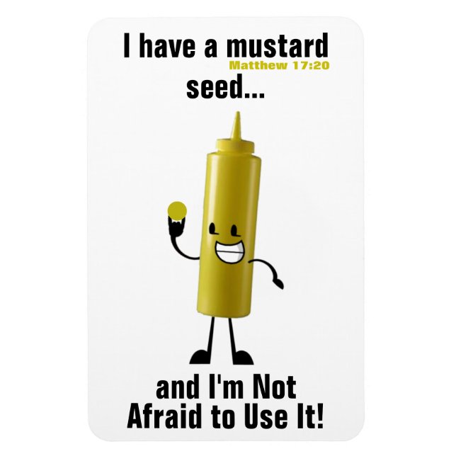 Íman Fé - Tamanho: Magnet 4" x 6" (Vertical)