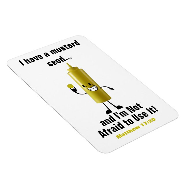 Íman Fé - Tamanho: Magnet 4" x 6" (Lado Direito)