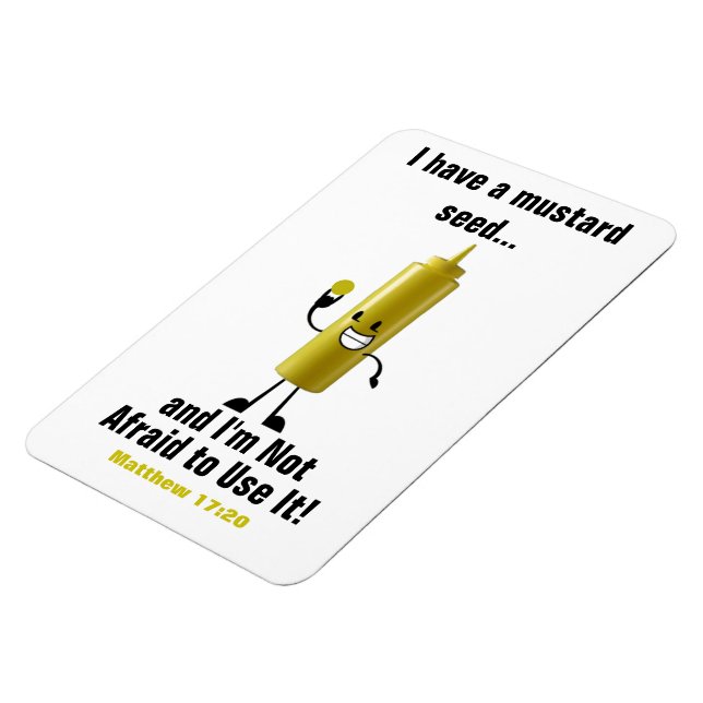 Íman Fé - Tamanho: Magnet 4" x 6" (Left Side)