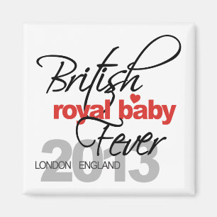 Íman Febre real britânica do bebê - príncipe George