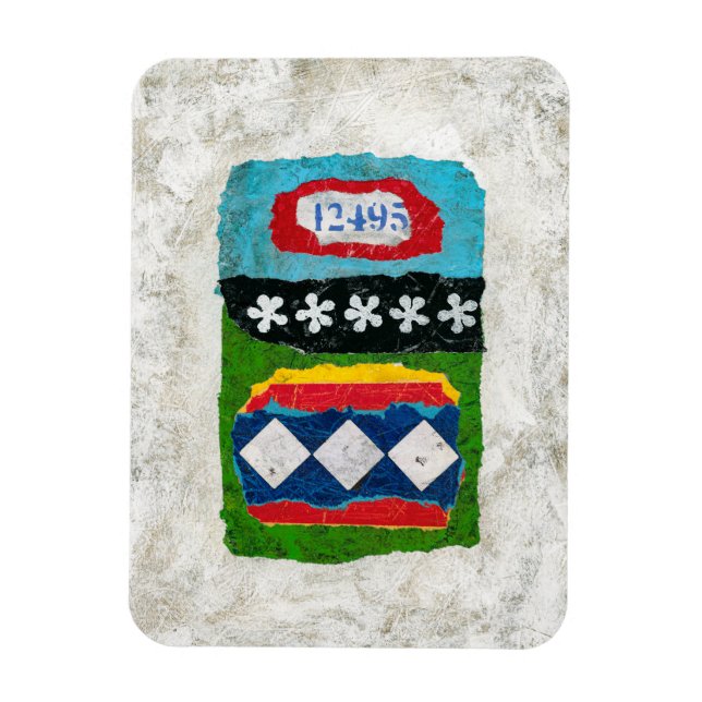 Íman Fechar Arte do Magnet Do Refrigerador Suficiente (Vertical)