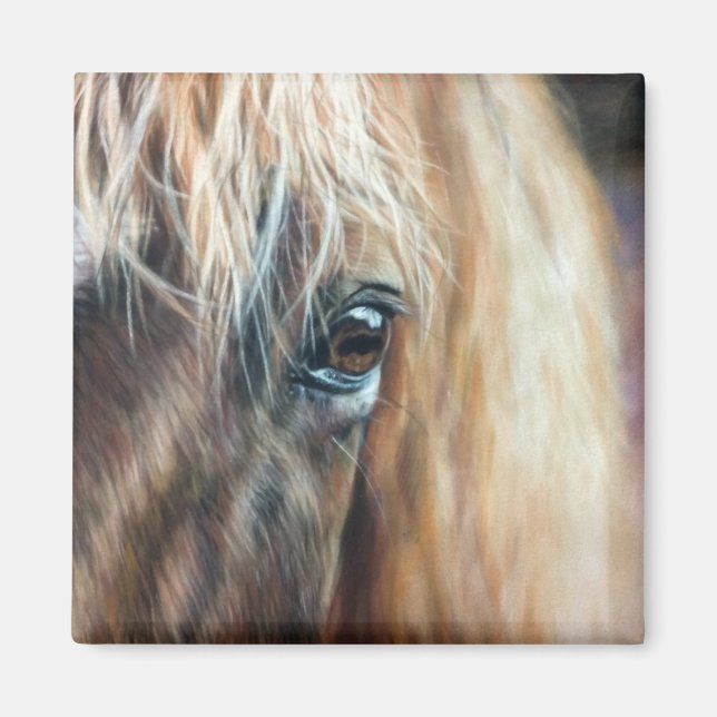 Íman Fechar o olho do cavalo (Frente)