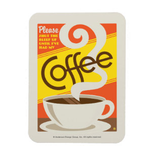 Íman Feche acima o café