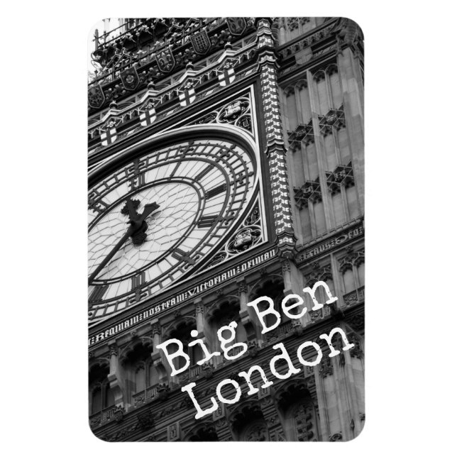 Íman Fecho do Big Ben, Londres, personalizado (Vertical)