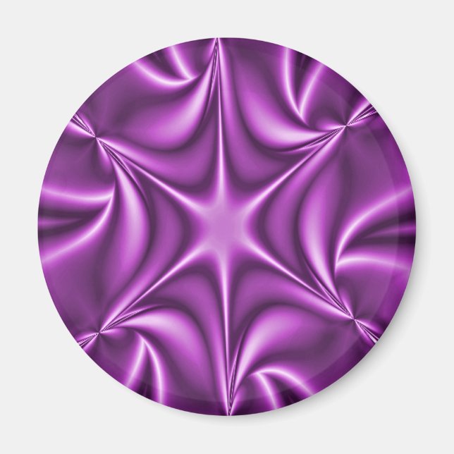 Íman Fécula Fractal Roxa (Frente)