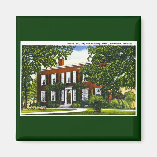 Íman Federal Hill, Bardstown, Kentucky (Frente)