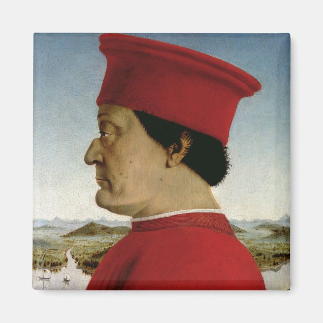 Íman Federigo da Montefeltro Duque de Urbino, c.1465 (Frente)