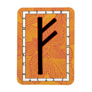 Íman Fehu Viking Rune Magnet - Tornando-se!