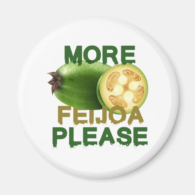 ÍMAN FEIJOA FRUTA! PRESENTE BONITA PARA AMANTES RARAMEN (Frente)
