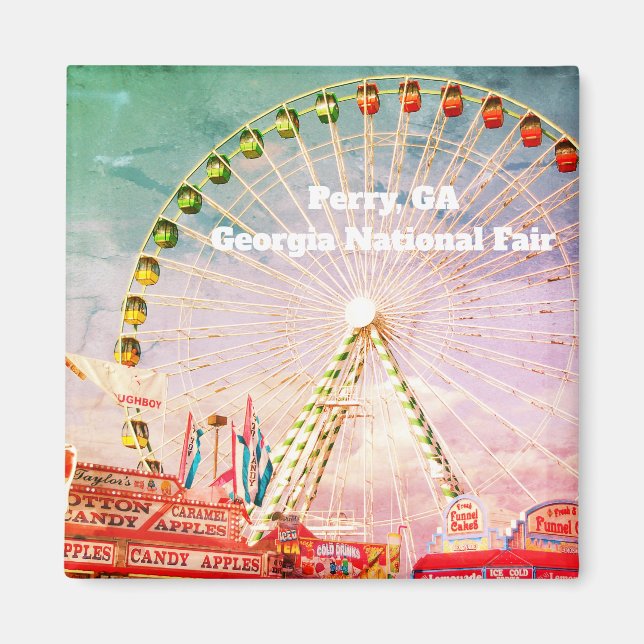 Íman Feira Nacional Perry Georgia (Frente)