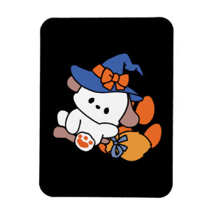 Íman Feiticeira de pata no treinamento - Cão de Hallowe