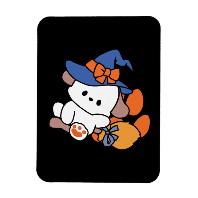 Íman Feiticeira de pata no treinamento - Cão de Hallowe (Vertical)