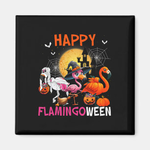 Íman Feiticeira Flamingo, Cor-de-rosa, do Halloween