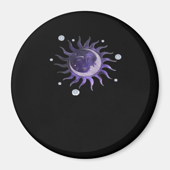 Íman Feiticeira Gótica Sun E Moon (Frente)