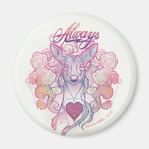 Íman Feitiço de Harry Potter   "Sempre" Doe Patronus