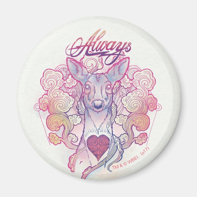 Íman Feitiço de Harry Potter | "Sempre" Doe Patronus (Frente)