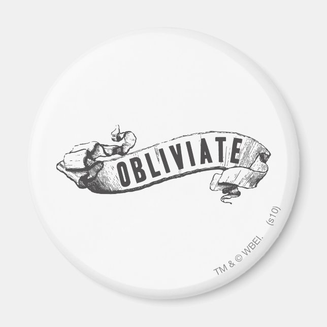 Íman Feitiço Harry Potter | Obliviate (Frente)