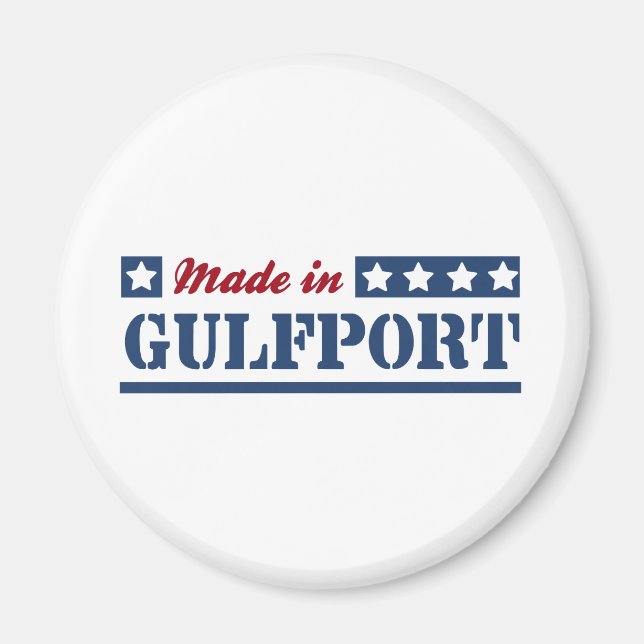 Íman Feito em Gulfport (Frente)