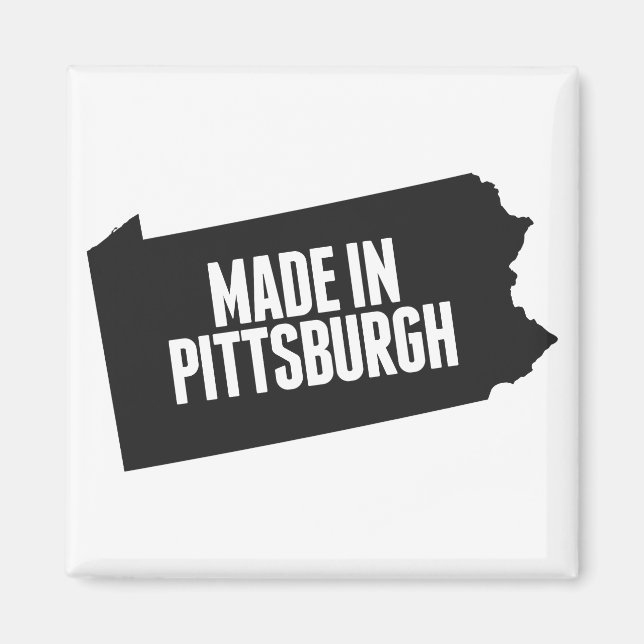 Íman Feito em Pittsburgh (Frente)