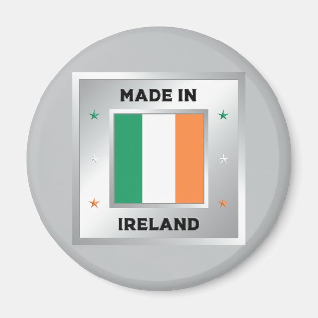 Íman Feito na Irlanda (Frente)