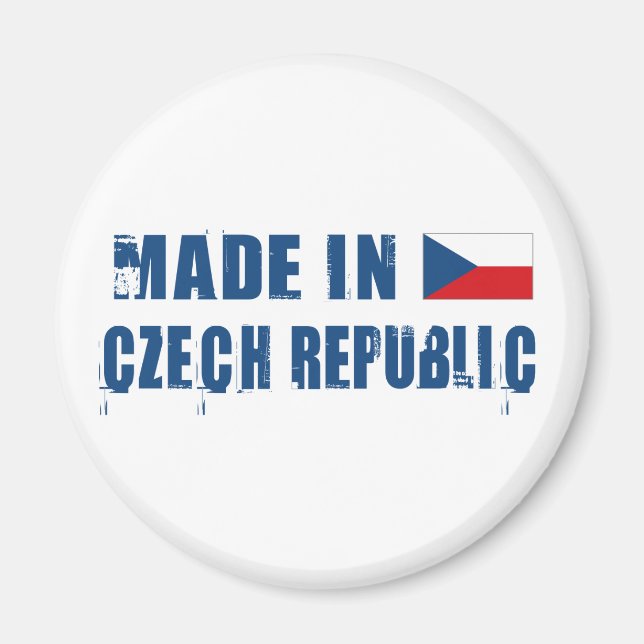 Íman Feito na República Checa (Frente)