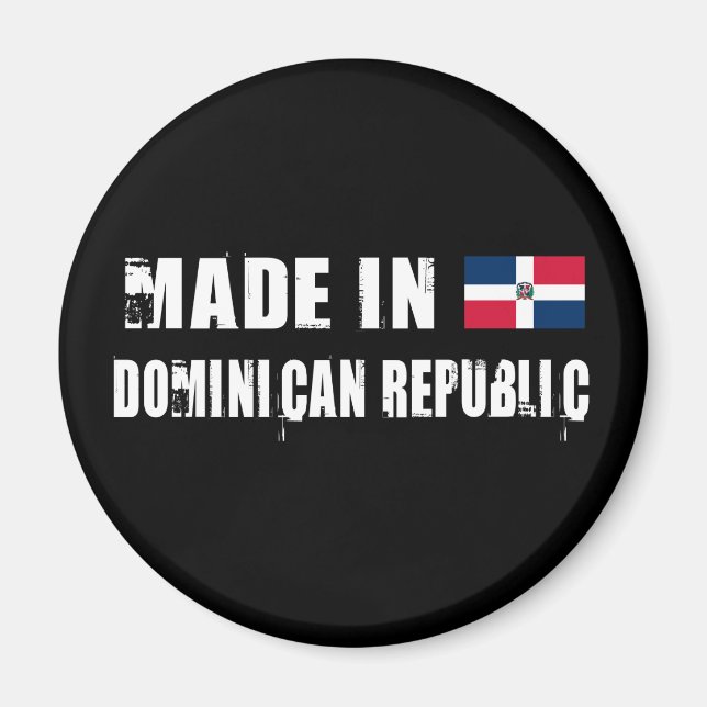 Íman Feito na República Dominicana (Frente)