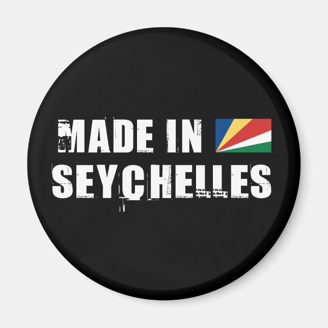 Íman Feito nas Seychelles (Frente)