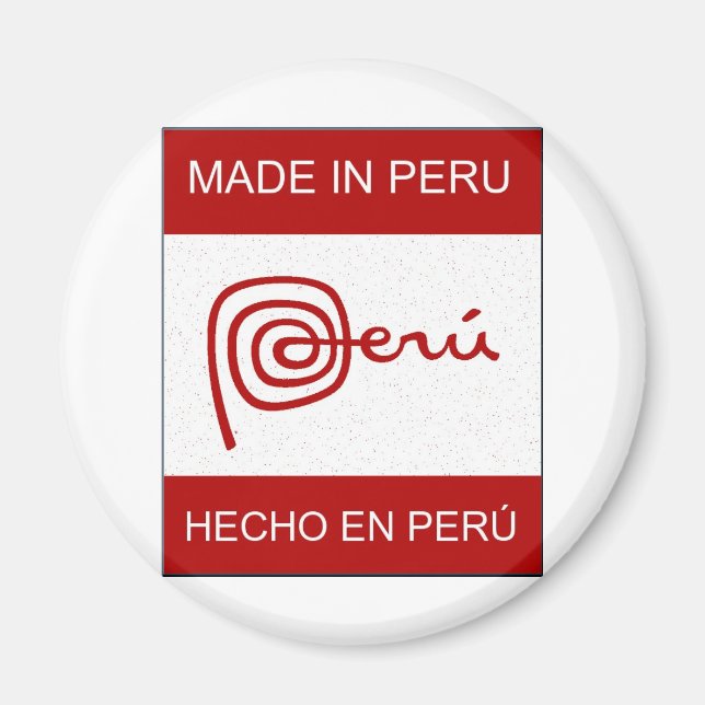 Íman Feito no Peru (Frente)