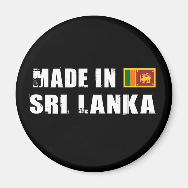 Íman Feito no Sri Lanka (Frente)