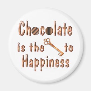 Íman Felicidade do chocolate