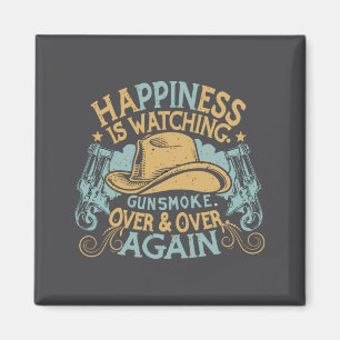 Íman Felicidade é assistir Gunsmoke Chapéu de Cowboy En