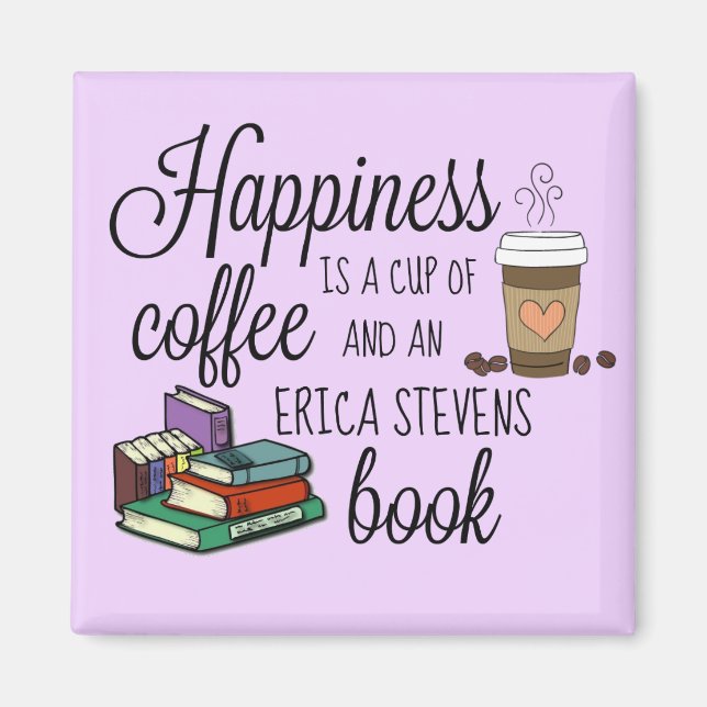 Íman Felicidade É Um Livro De Erica Stevens (Frente)