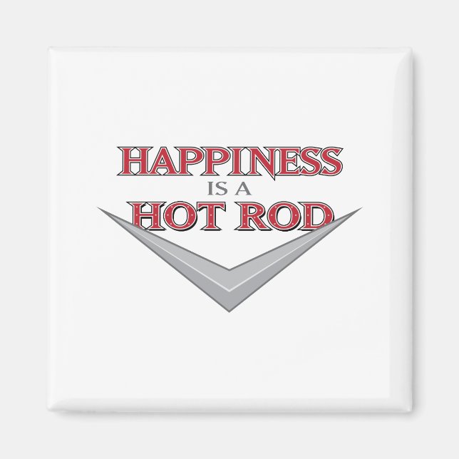 Íman Felicidade Hot Rod (Frente)